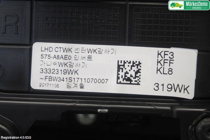 Kia OPTIMA 16-20 Dörrklädsel Hö