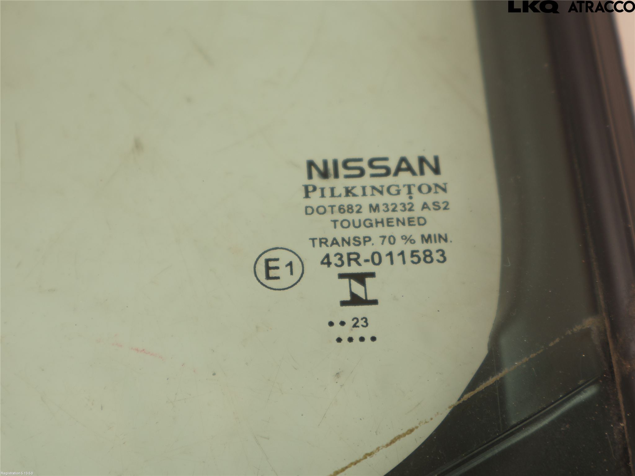 Nissan LEAF 18- Dörruta Bak Lilla Vä