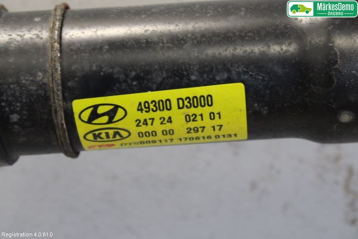 Kia SPORTAGE (QL) 16-21 Mellanaxel Komp