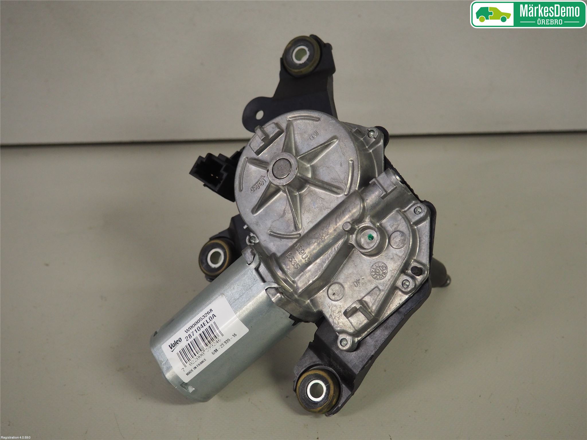 Nissan QASHQAI 14-17 Torkarmotor Baklucka