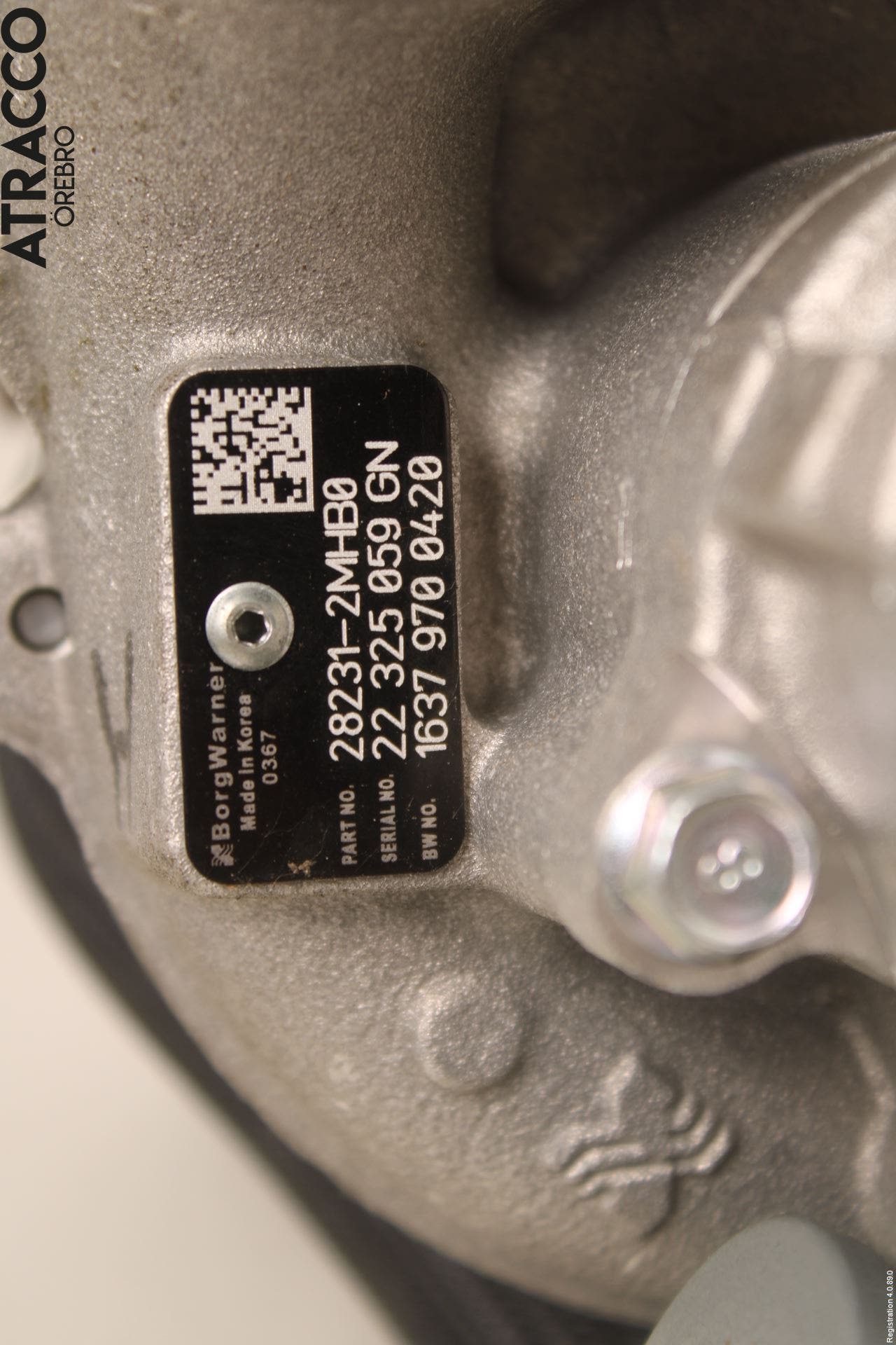 KIA SORENTO 21- Turboaggregat