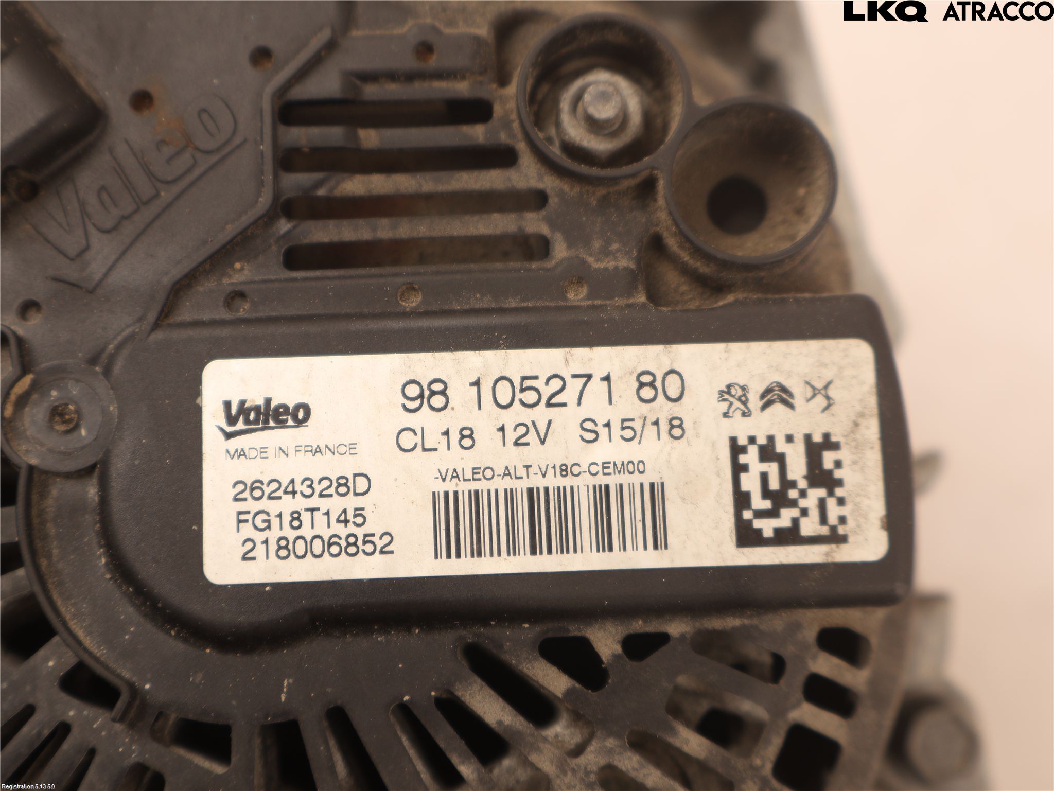 Citroen BERLINGO 08-18 Generator