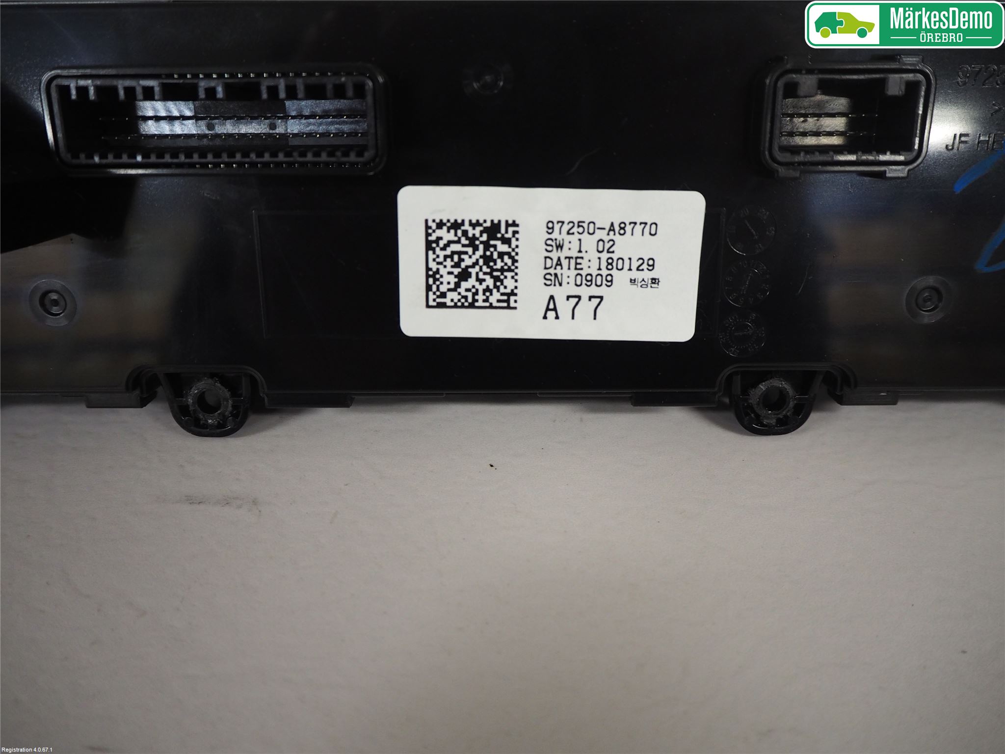 Kia OPTIMA 16-20 Ac Styrenhet Ac Manöveren