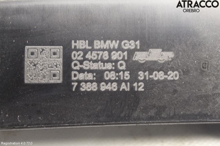BMW 5 G30/G31/F90 17-23 Bromsljus Bakruta