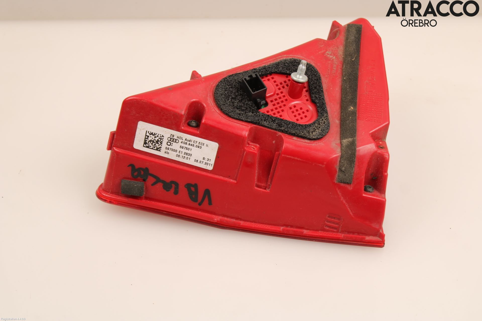 Audi A7/S7 4G 11-17 Bakljus Lucka Vä