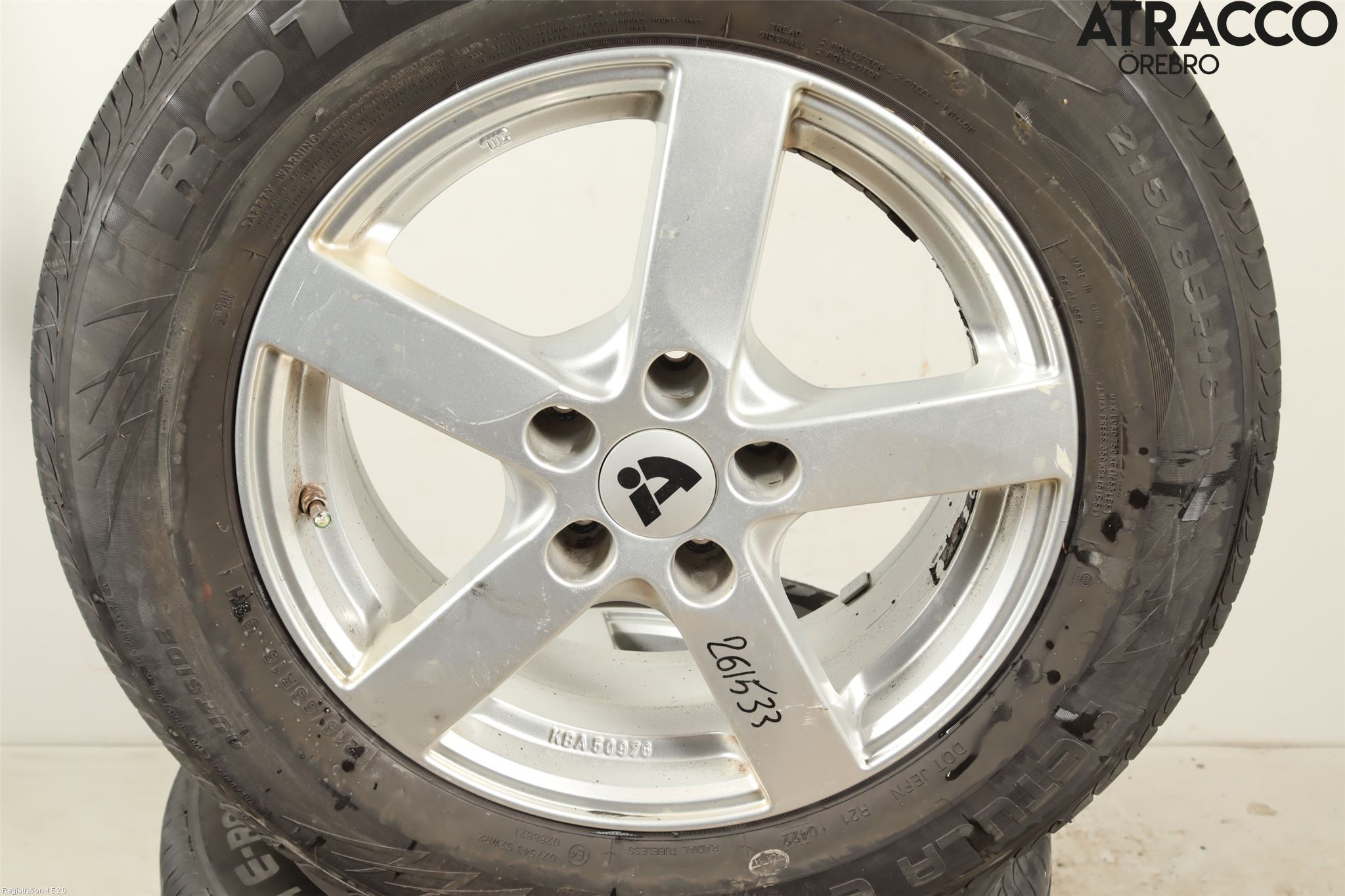 Nissan QASHQAI 14-17 Sommardäck Alumfälg 4St