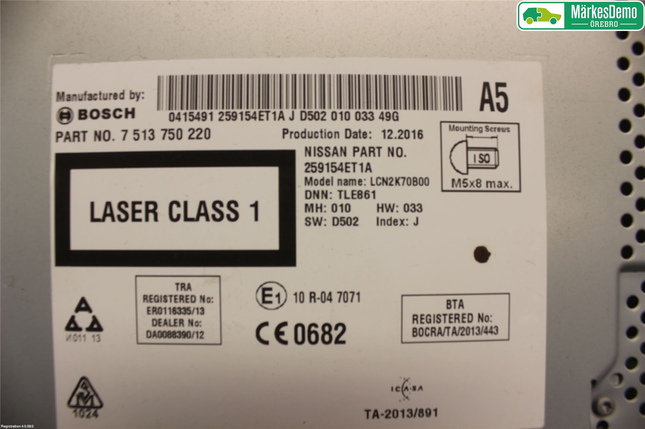 Nissan QASHQAI 14-17 Gps Navigator