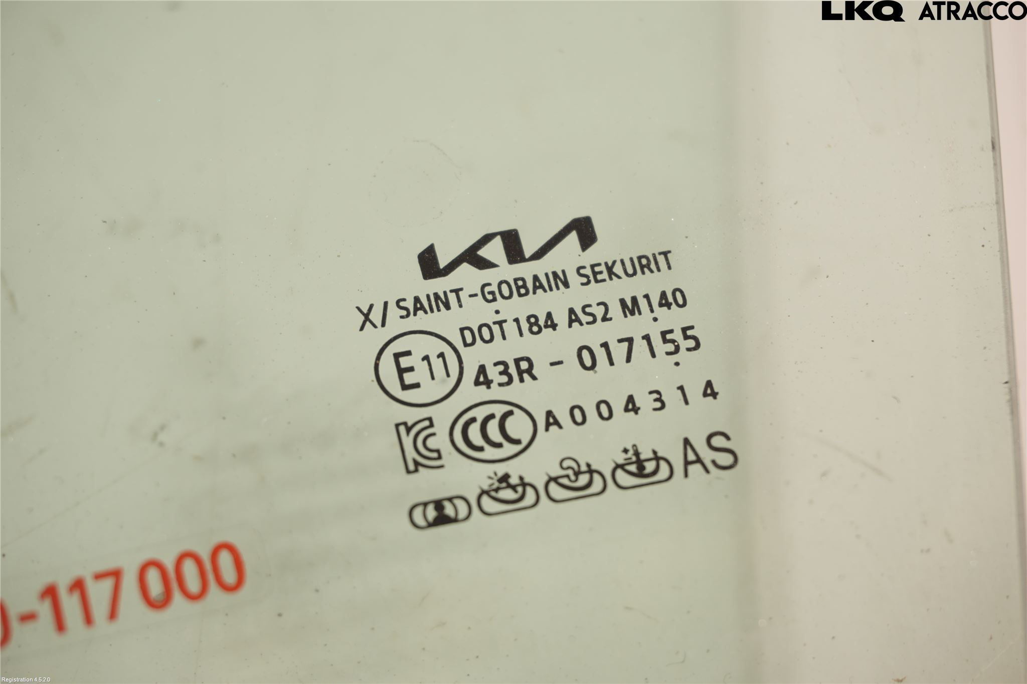 Kia EV6 (CV) 22- Dörruta Fram Vänster