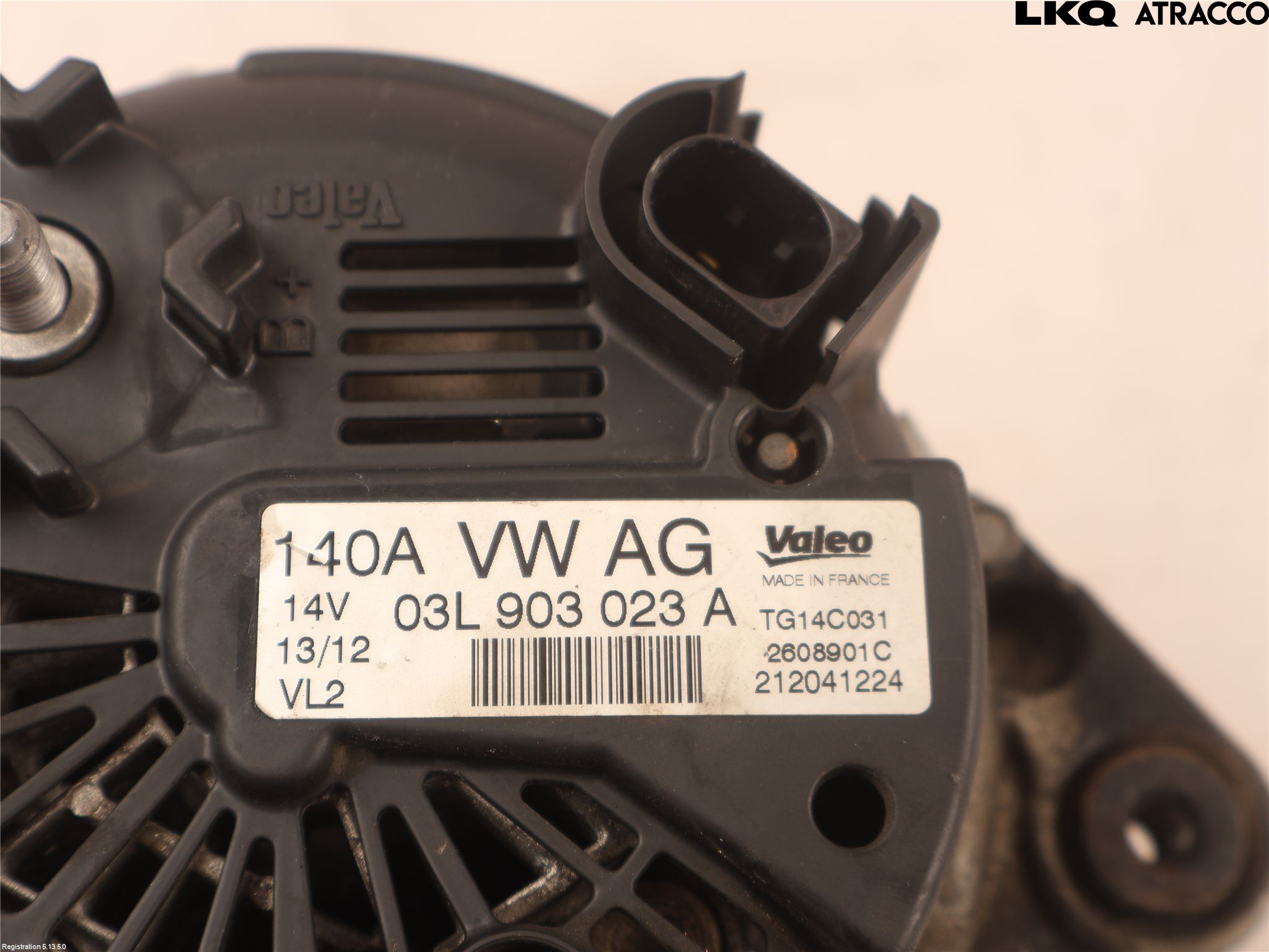 Volkswagen VW GOLF VI 09-13 Generator
