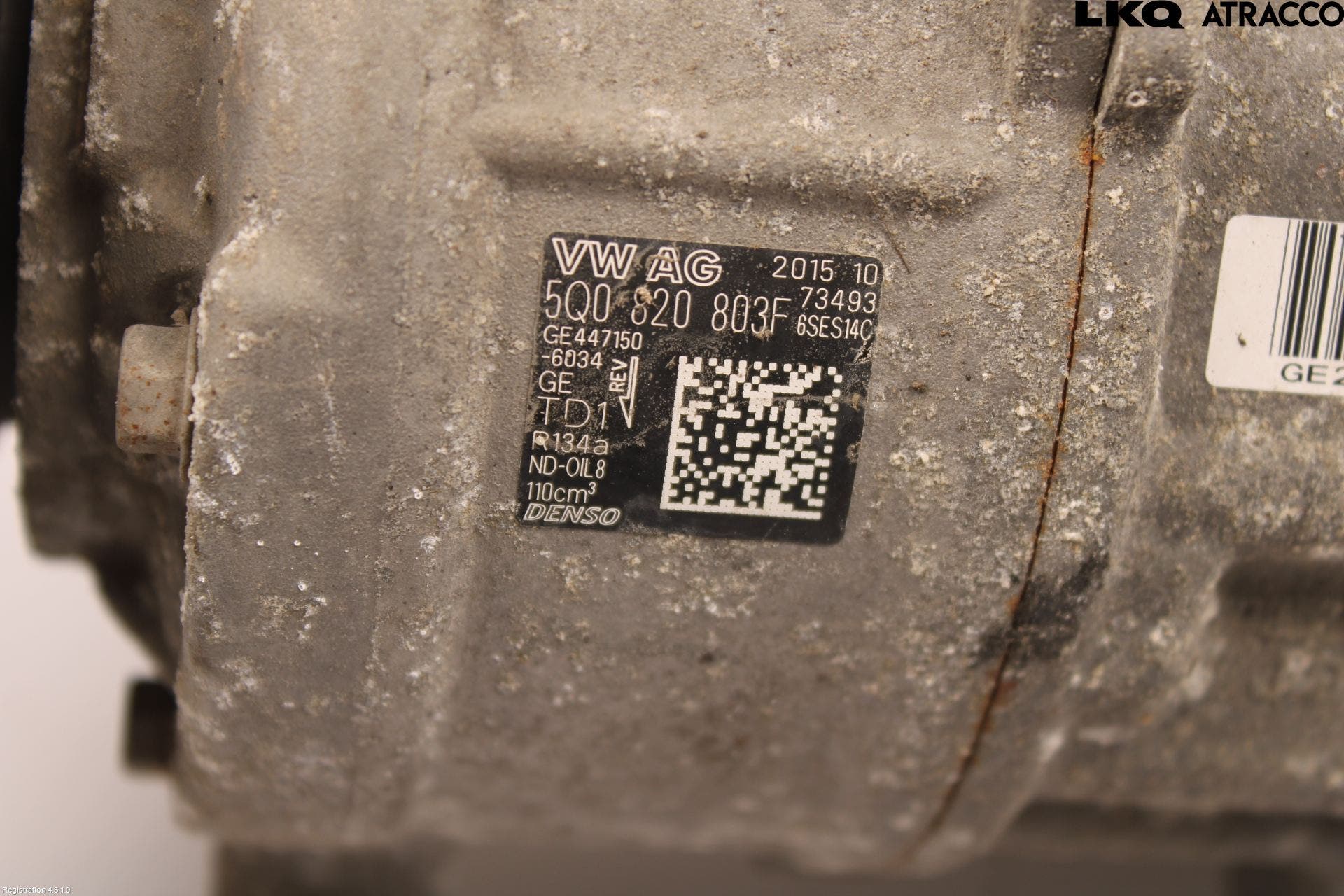 Volkswagen VW PASSAT 15-19 Ac Kompressor