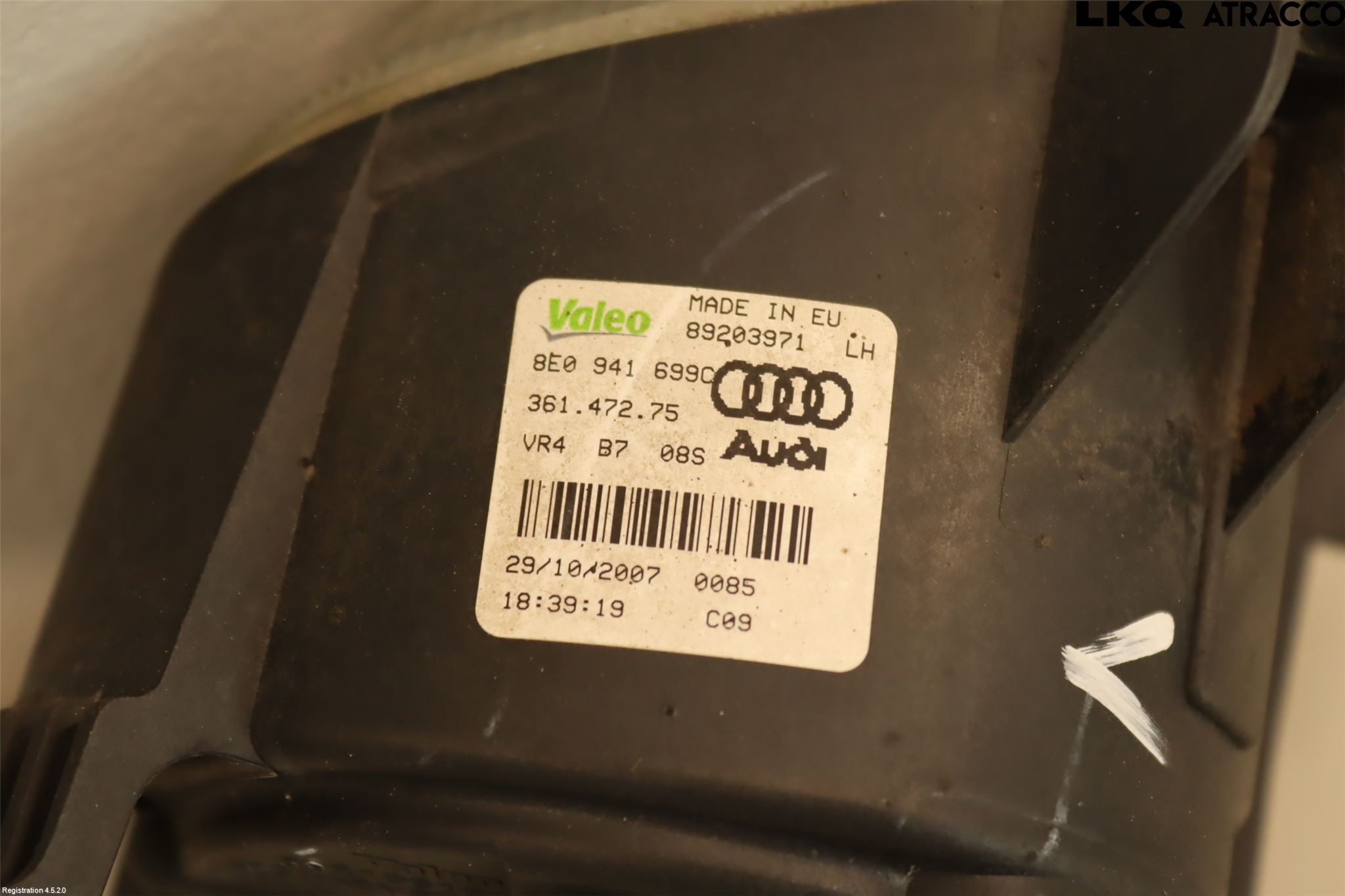 Audi A4/S4 05-07 Dimljus-Varselljus Fram