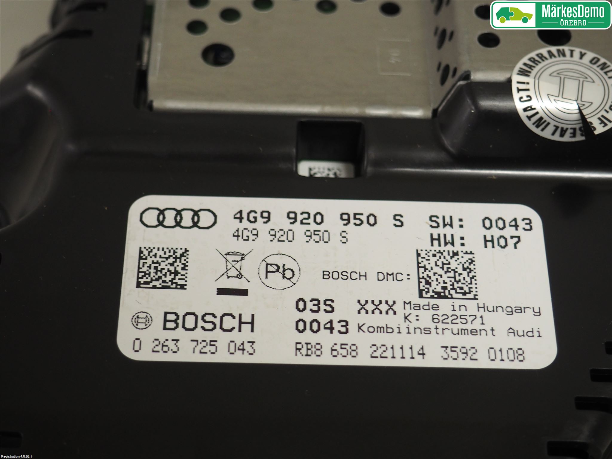 Audi A6 ALLROAD 12-18 Instrument Komb