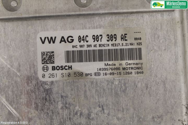 Audi A1/S1 11-18 Styrenhet Insprut Bensin