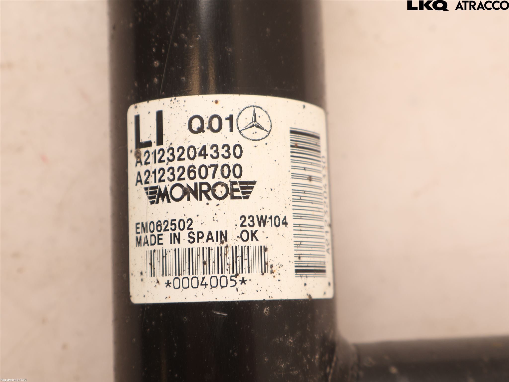 Mercedes-Benz MB E-KLASS (W212) 09-16 Stötdämpare Bak