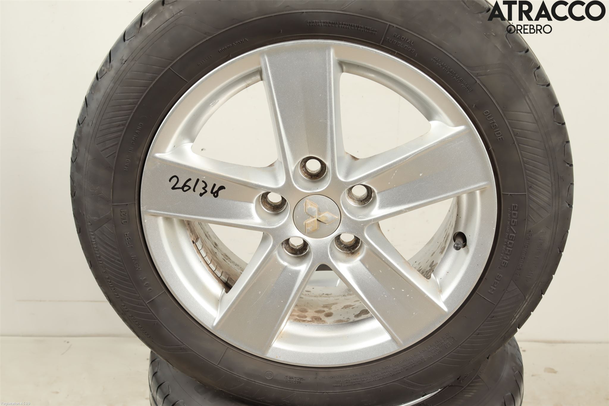 Mitsubishi LANCER 07-14 Sommardäck Alumfälg 4St