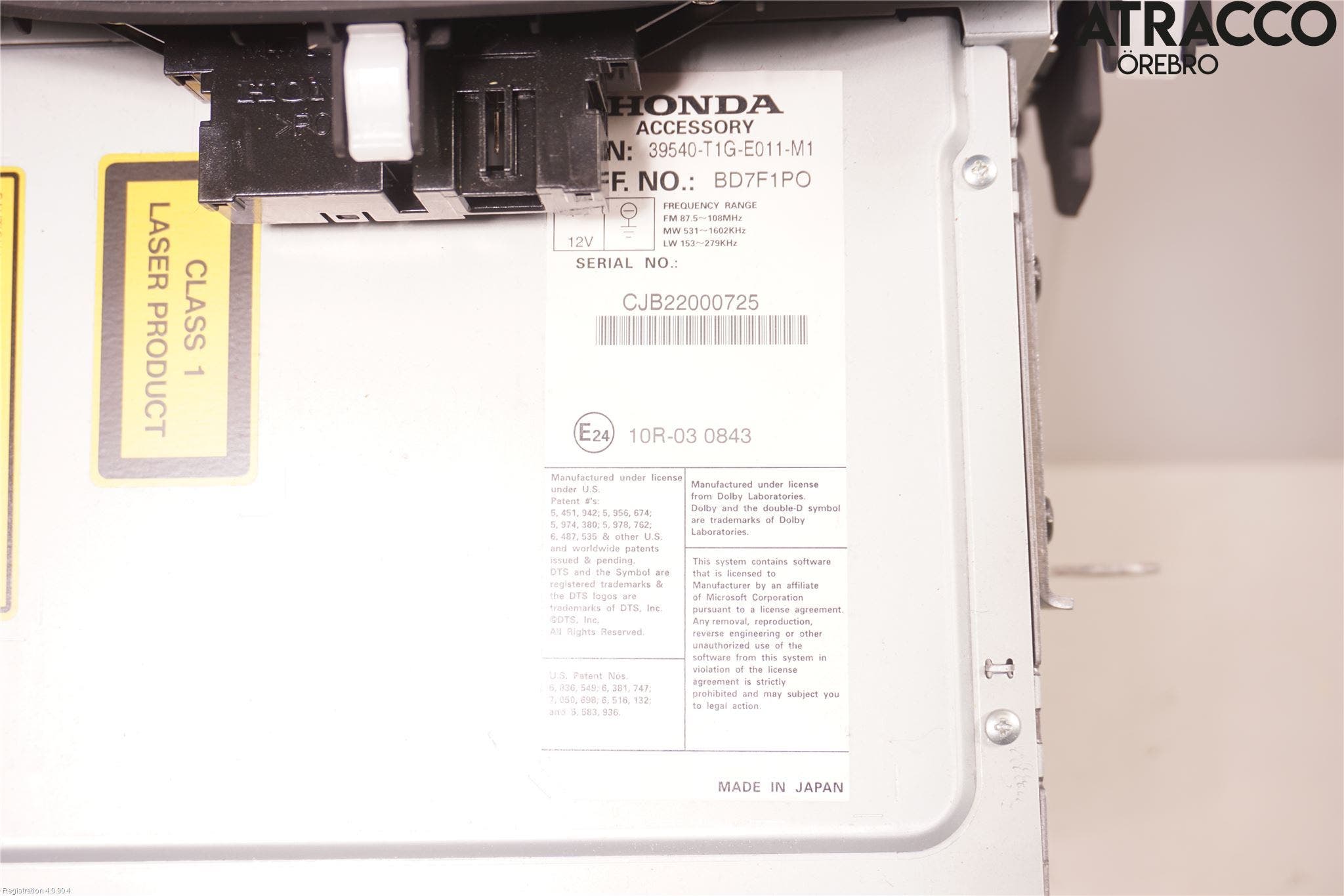 Honda CR-V 13-18 Gps Navigator