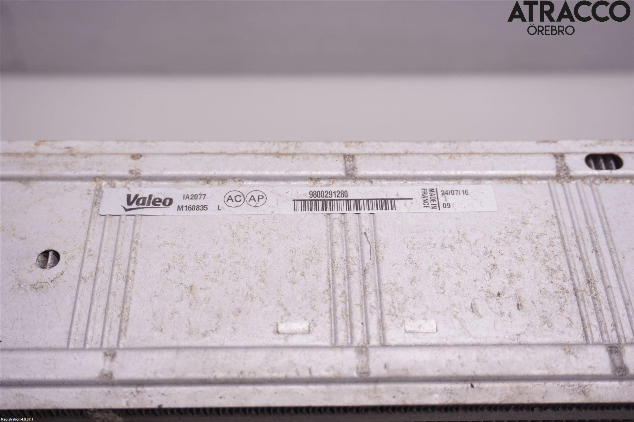 Peugeot PARTNER 16-18 Laddluft-Intercooler Kyl