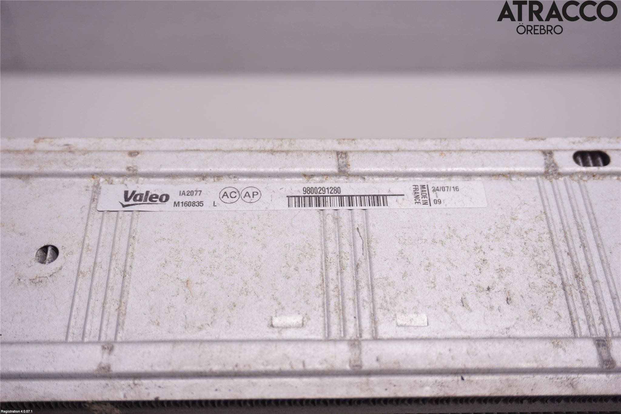 Peugeot PARTNER 16-18 Laddluft-Intercooler Kyl