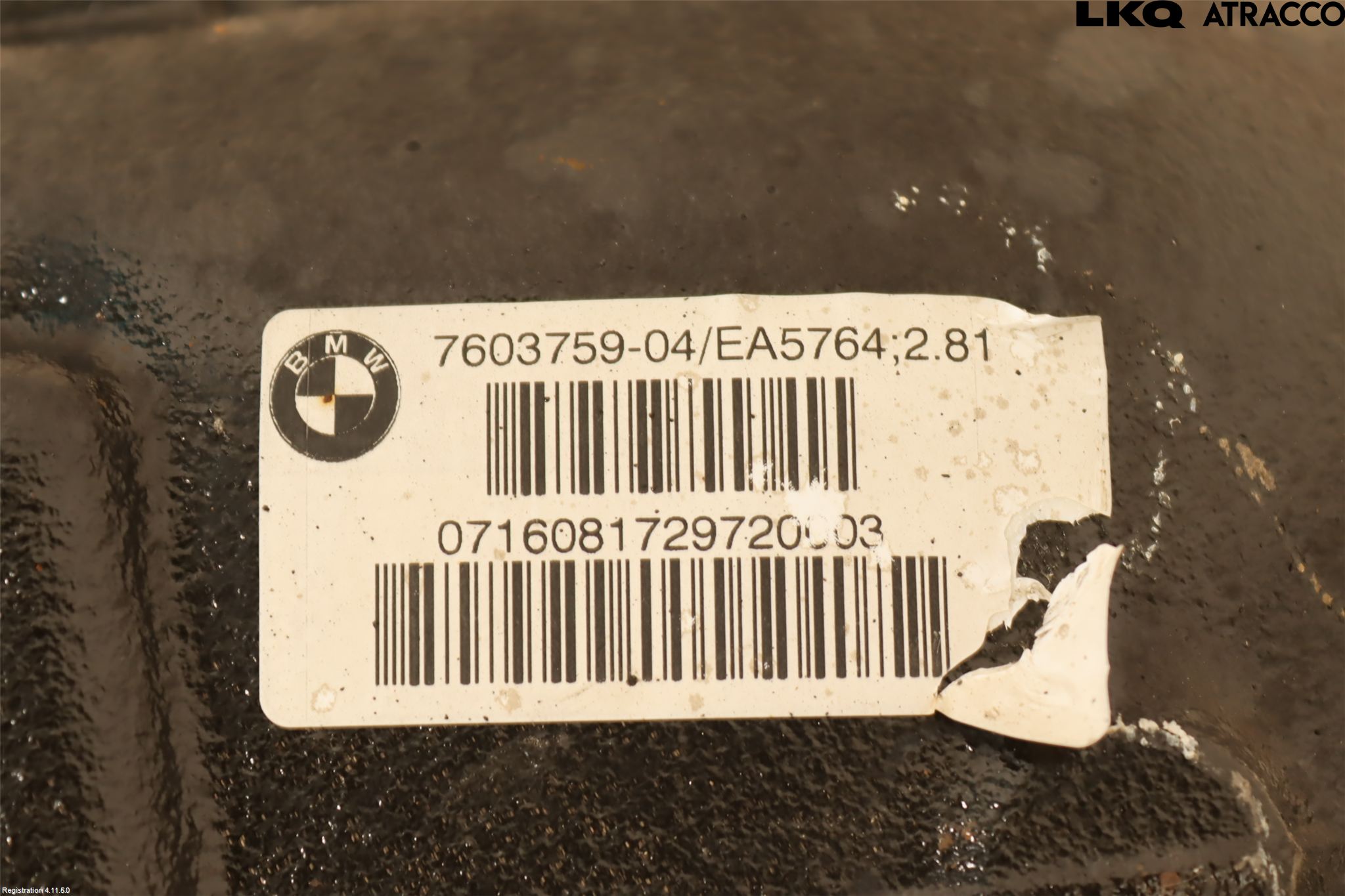 BMW 1 F20/F21 11-19 Bakväxel-Diff
