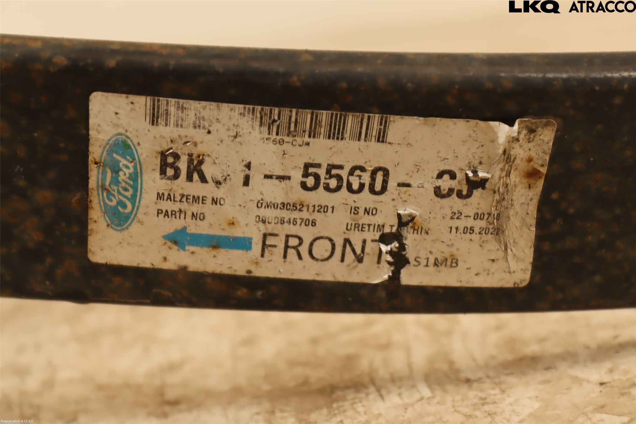 Ford TRANSIT SKÅP/BUSS 14-22 Fjäder Bak Blad