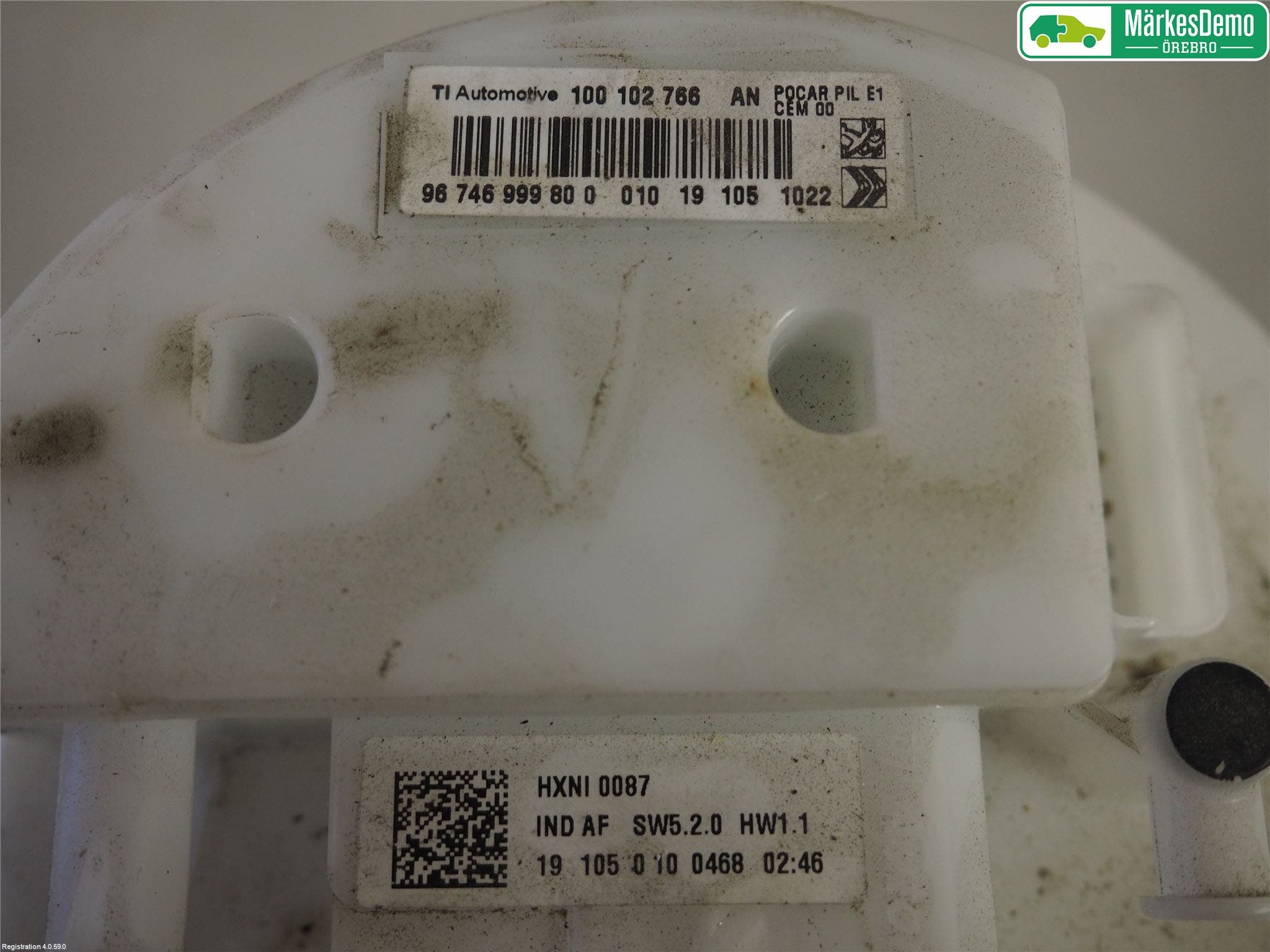 Peugeot 308 14-21 Bränslepump El