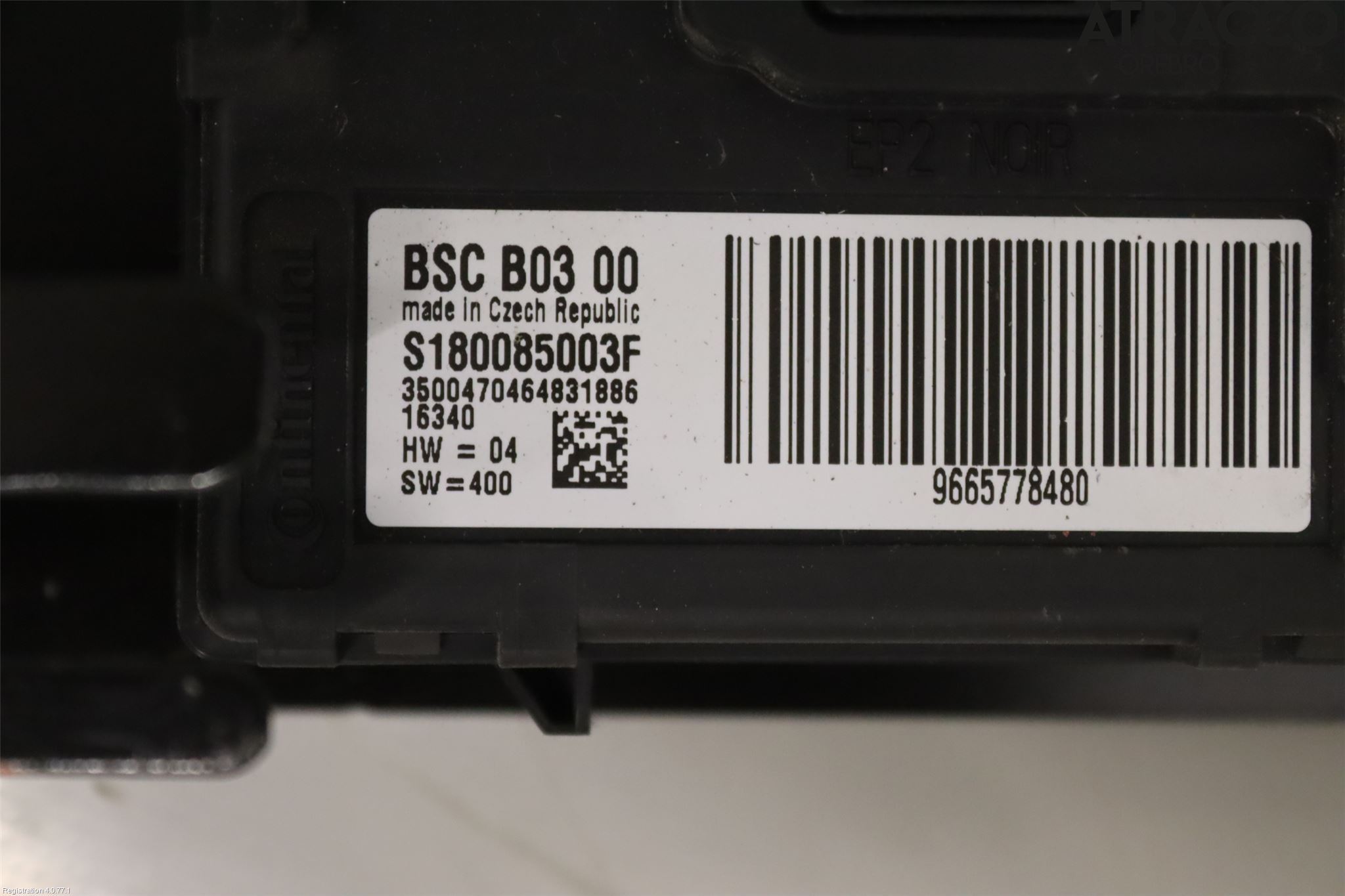 Peugeot PARTNER 16-18 Säkringsdosa-Elcentral