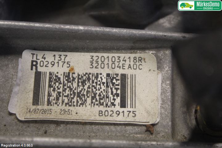 Nissan QASHQAI 14-17 Växellåda Man 6 Vxl