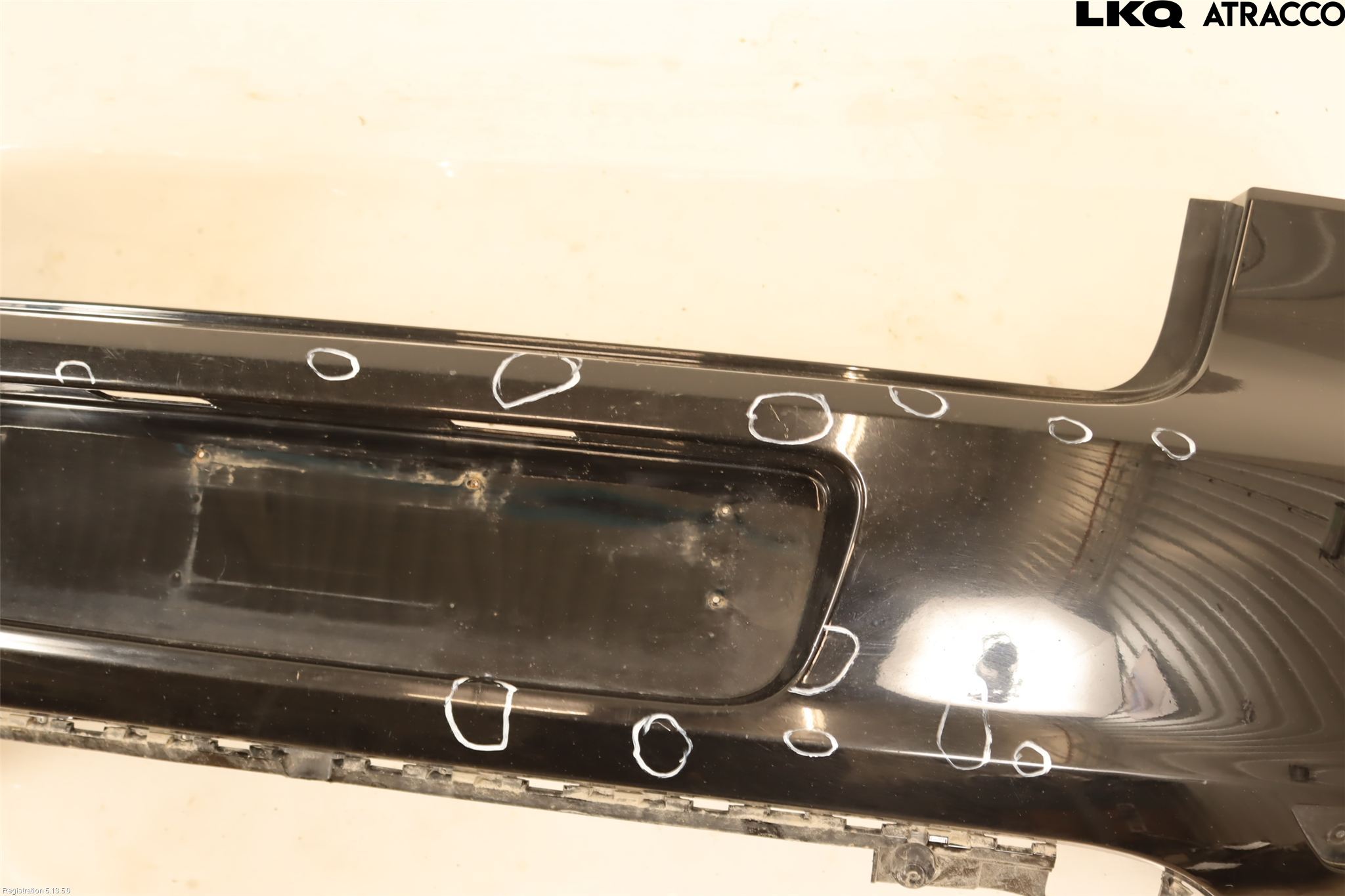 Volkswagen VW GOLF VI 09-13 Stötfångarbeklädnad Bak