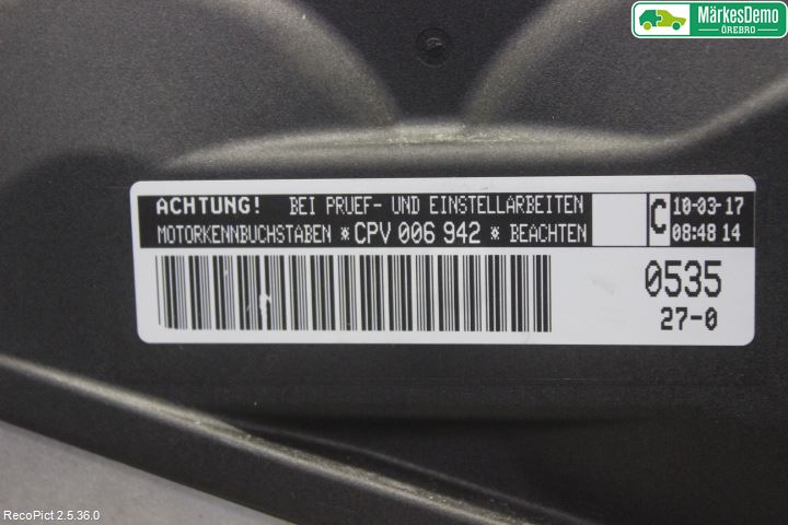 Volkswagen VW GOLF / E-GOLF VII 13-20 Motor Bensin