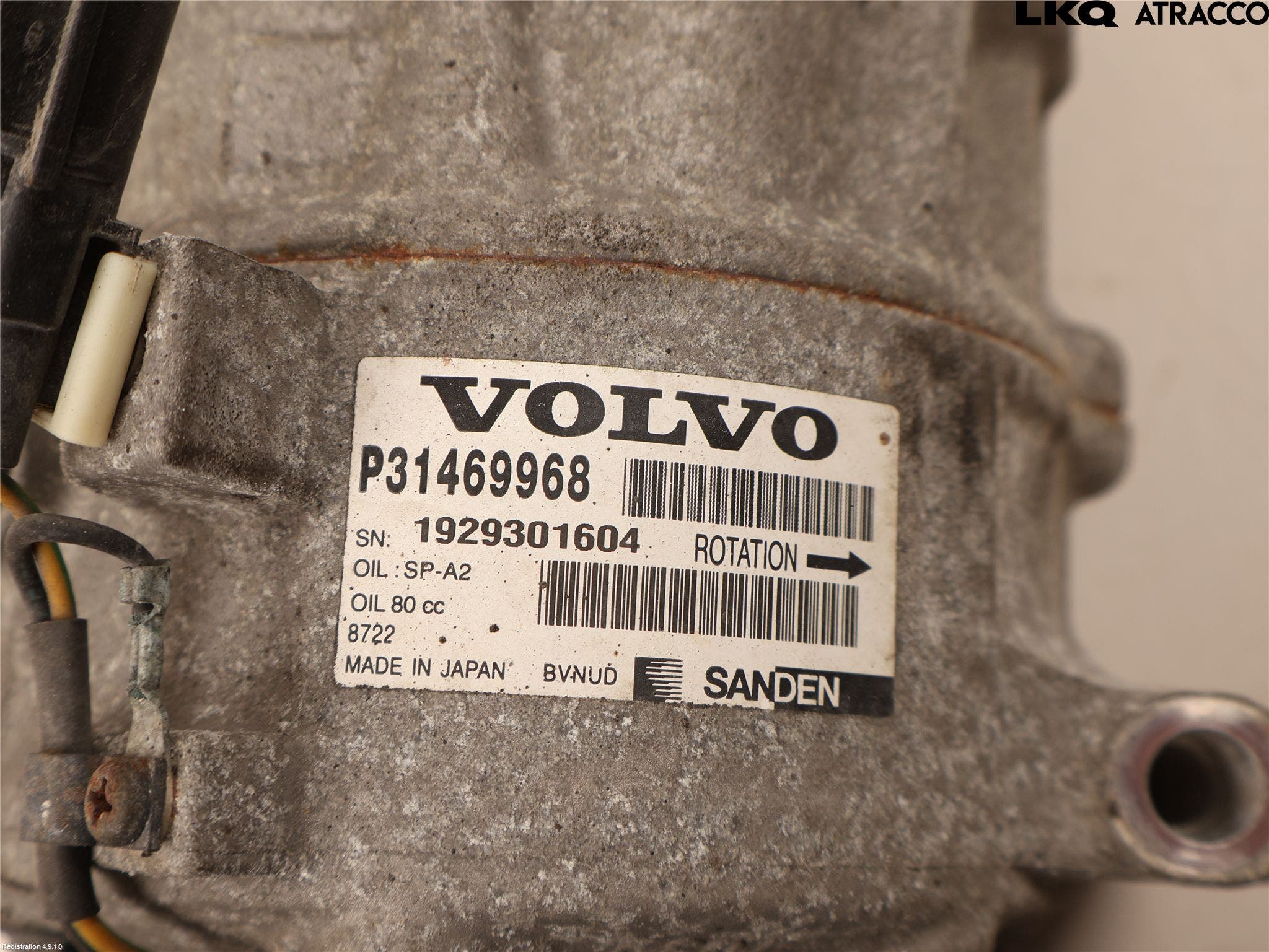 Volvo V70 14-16 Ac Kompressor