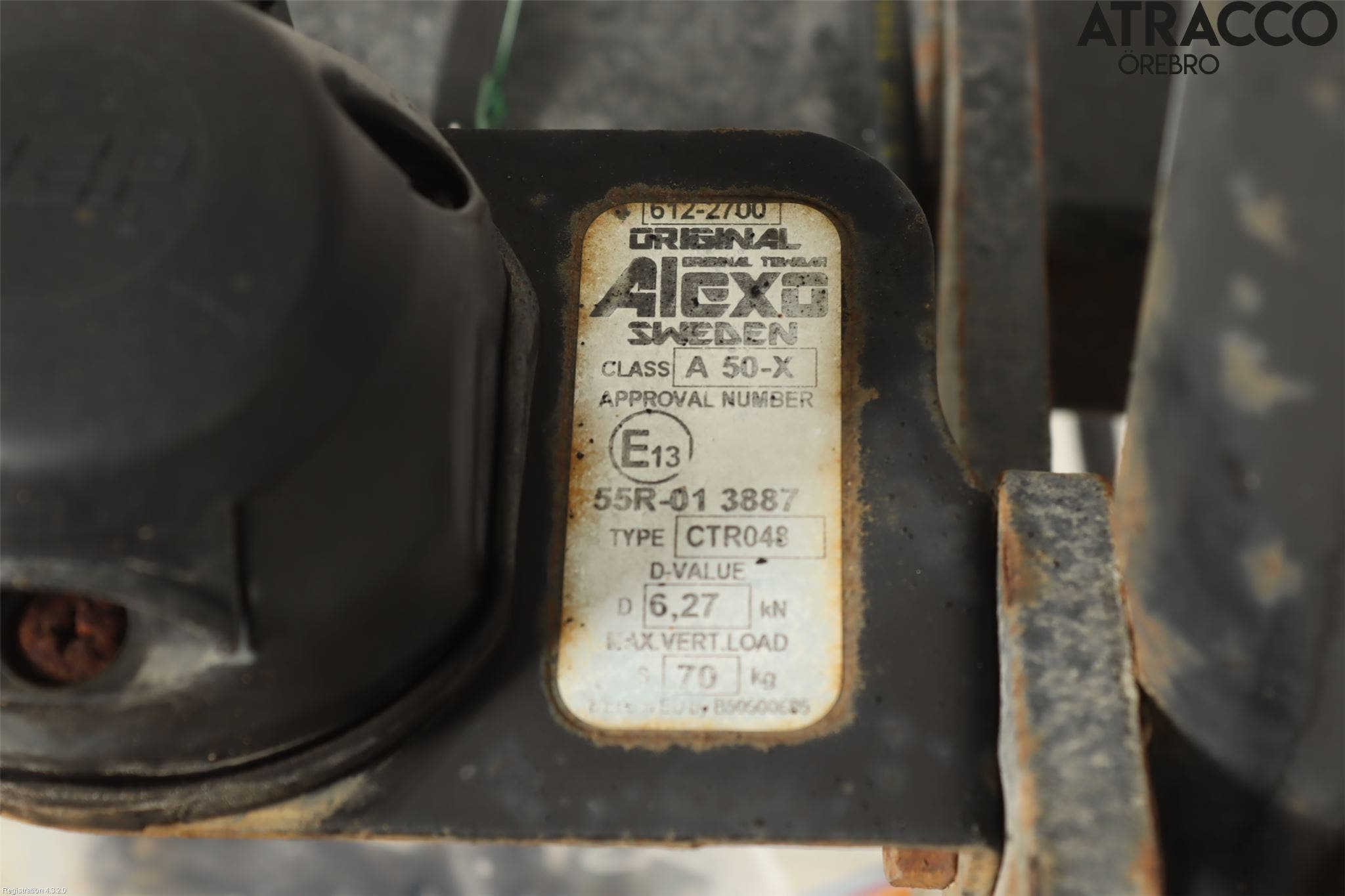 Citroen C4 CACTUS 14-20 Dragkrok