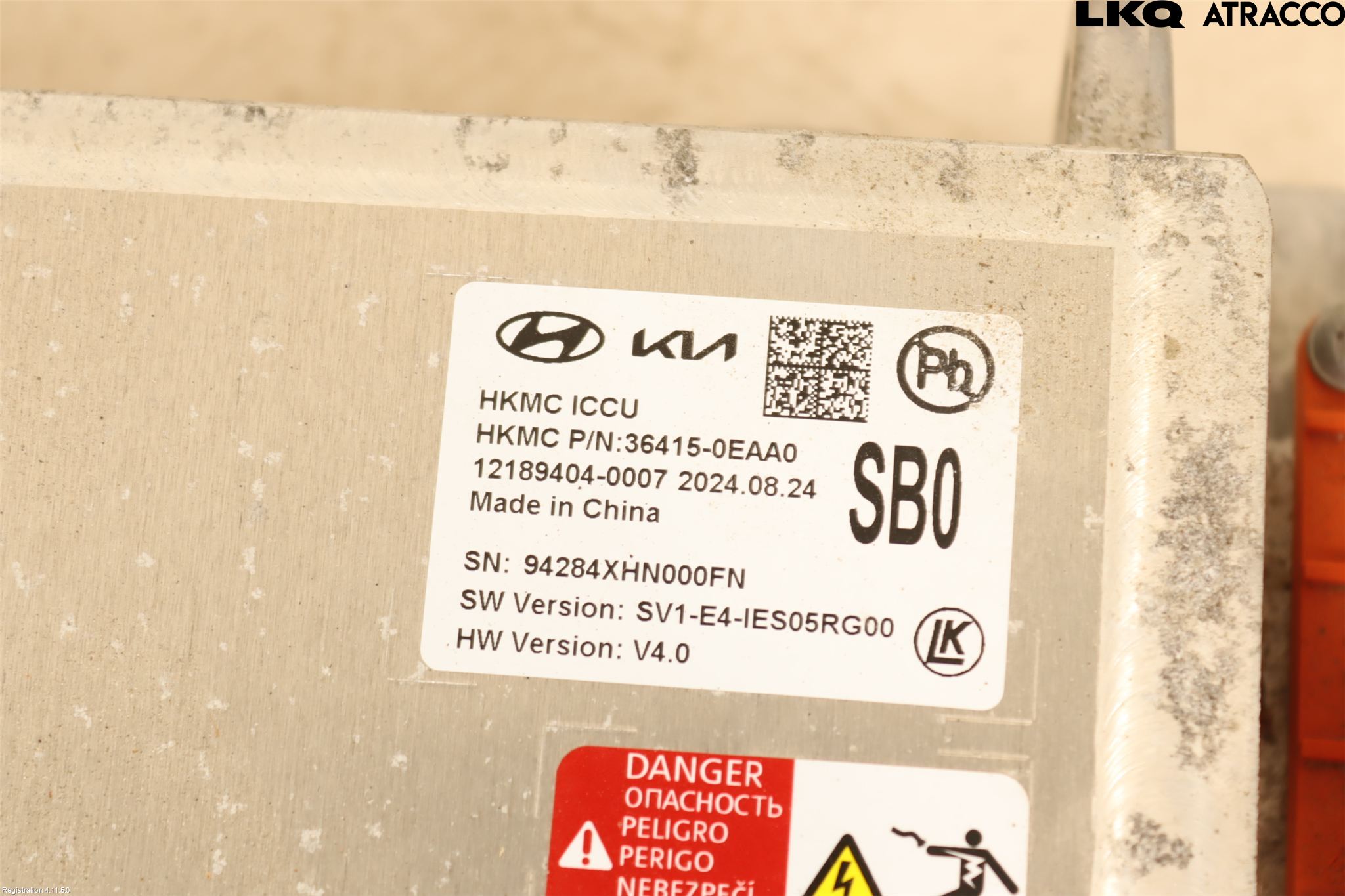 Kia EV3 26->> Batteriladdare Högspänning