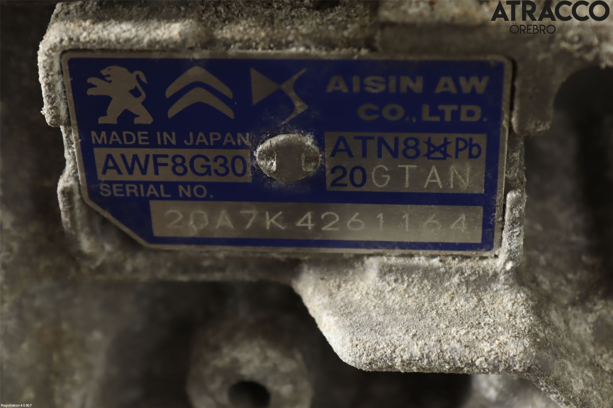 Citroen DS 7 CROSSBACK 19-23 Växellåda Automat