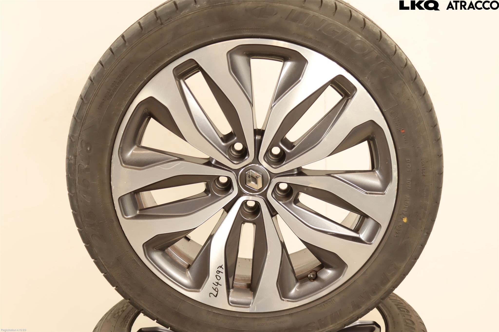 Renault TALISMAN 16-20 Sommardäck Alumfälg 4St