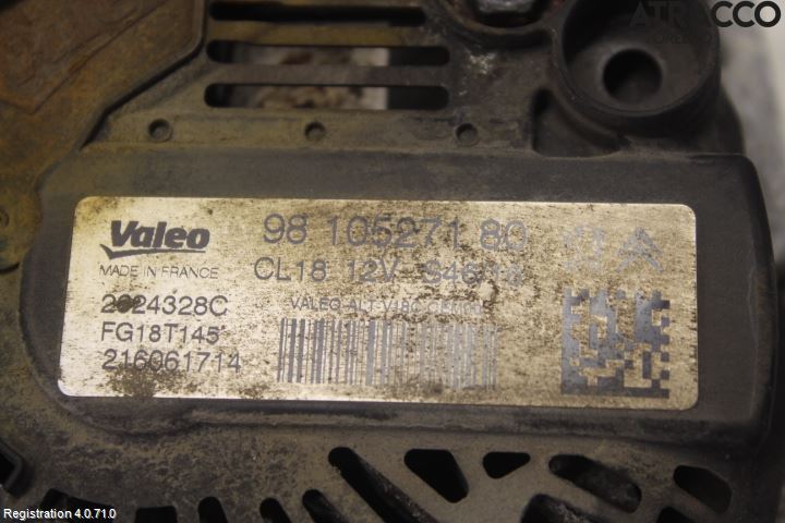 Peugeot EXPERT/E-EXPERT 17- Generator