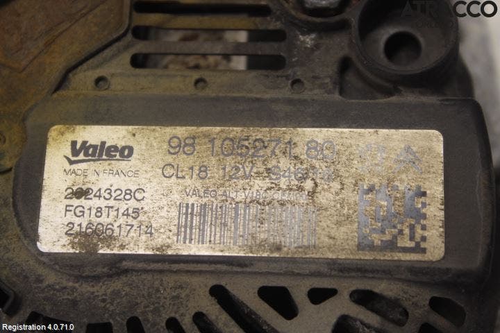 Peugeot EXPERT/E-EXPERT 17- Generator