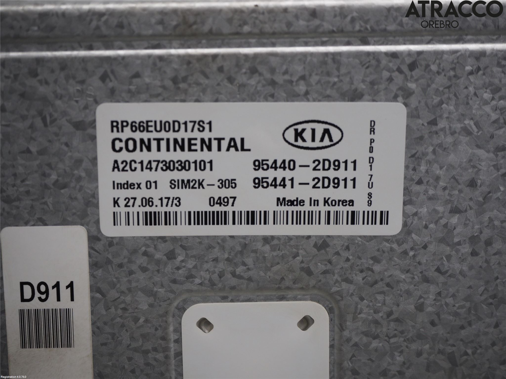 Kia CARENS III 13-19 Styrenhet Växellåda