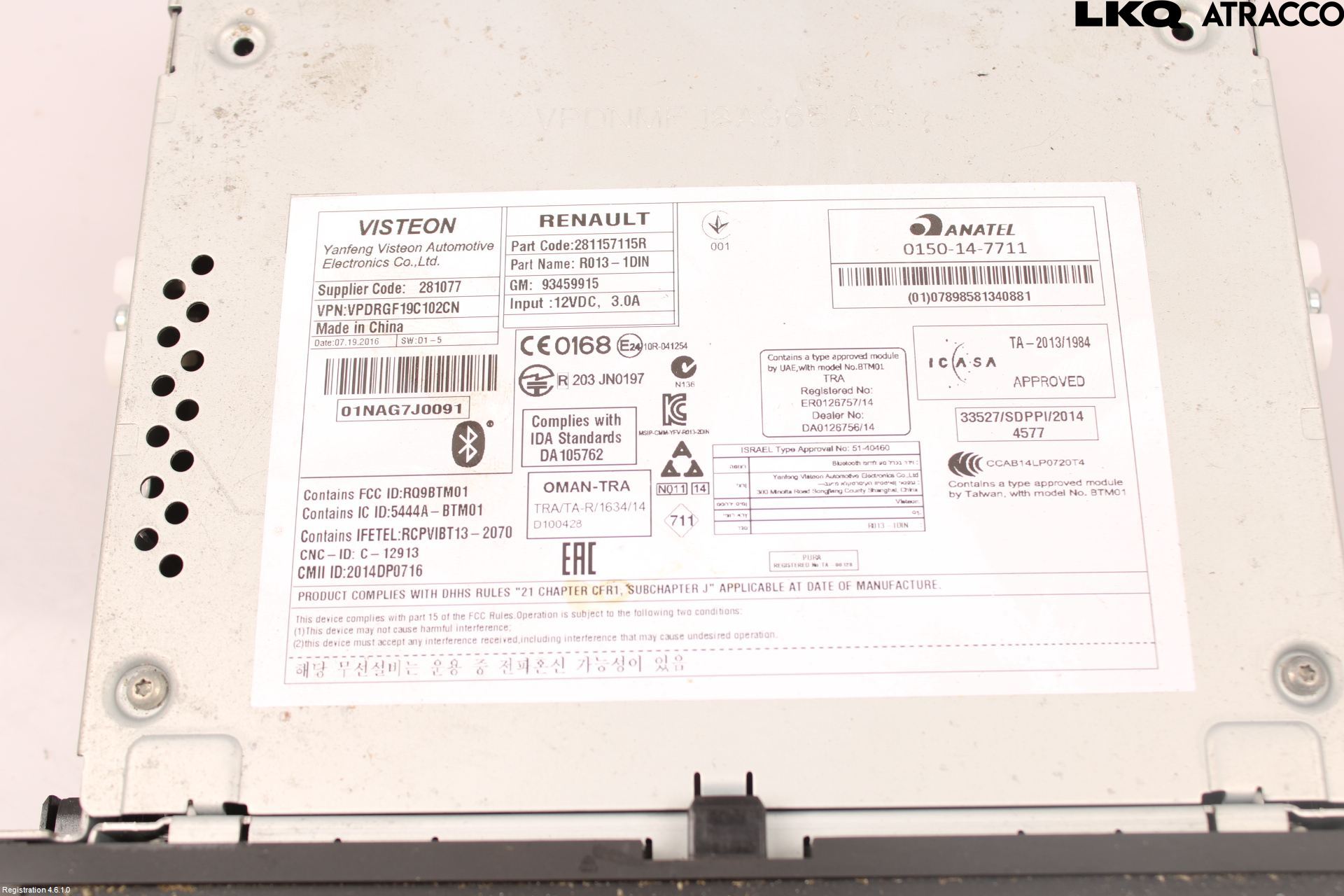 Nissan NV300 16-22 Radio