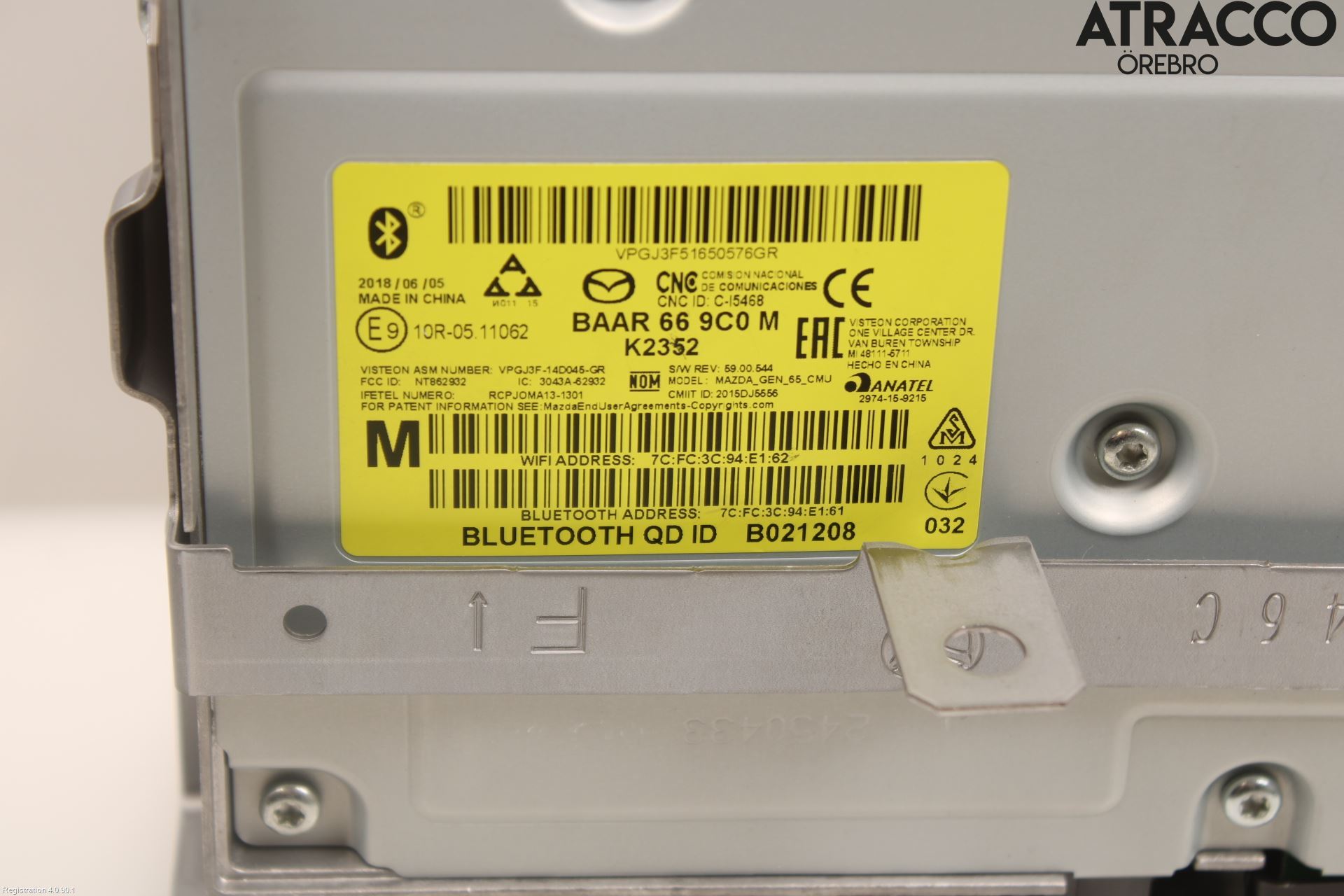 Mazda 6 13- Bildskärm