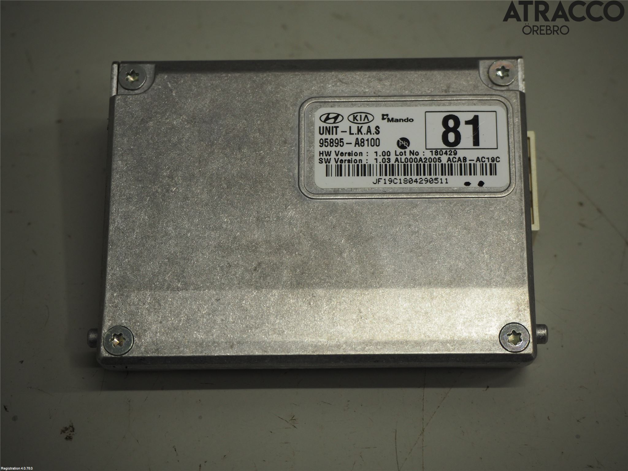 Kia OPTIMA 16-20 Sensor Aktivt Kollisionsskydd