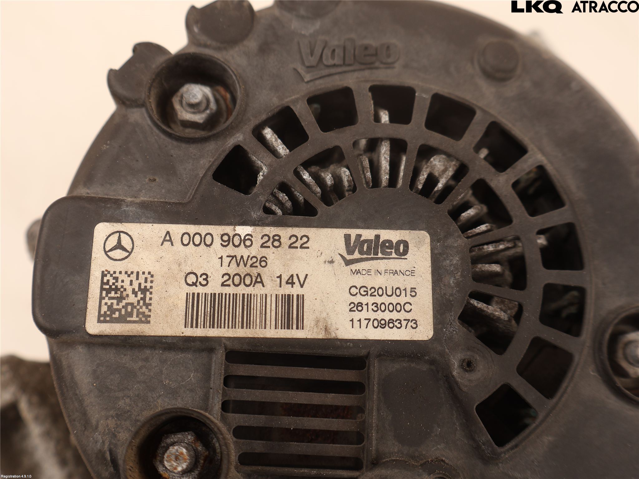 Mercedes-Benz MB GLC-KLASS (X253/C253) 15-22 Generator
