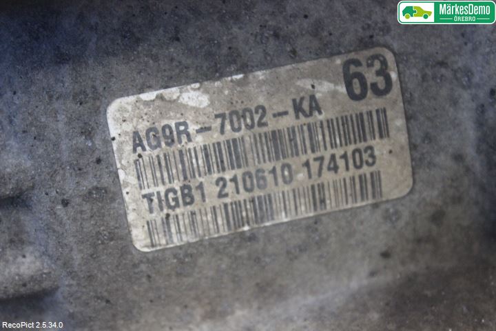Ford MONDEO 07-15 Växellåda Man 6 Vxl