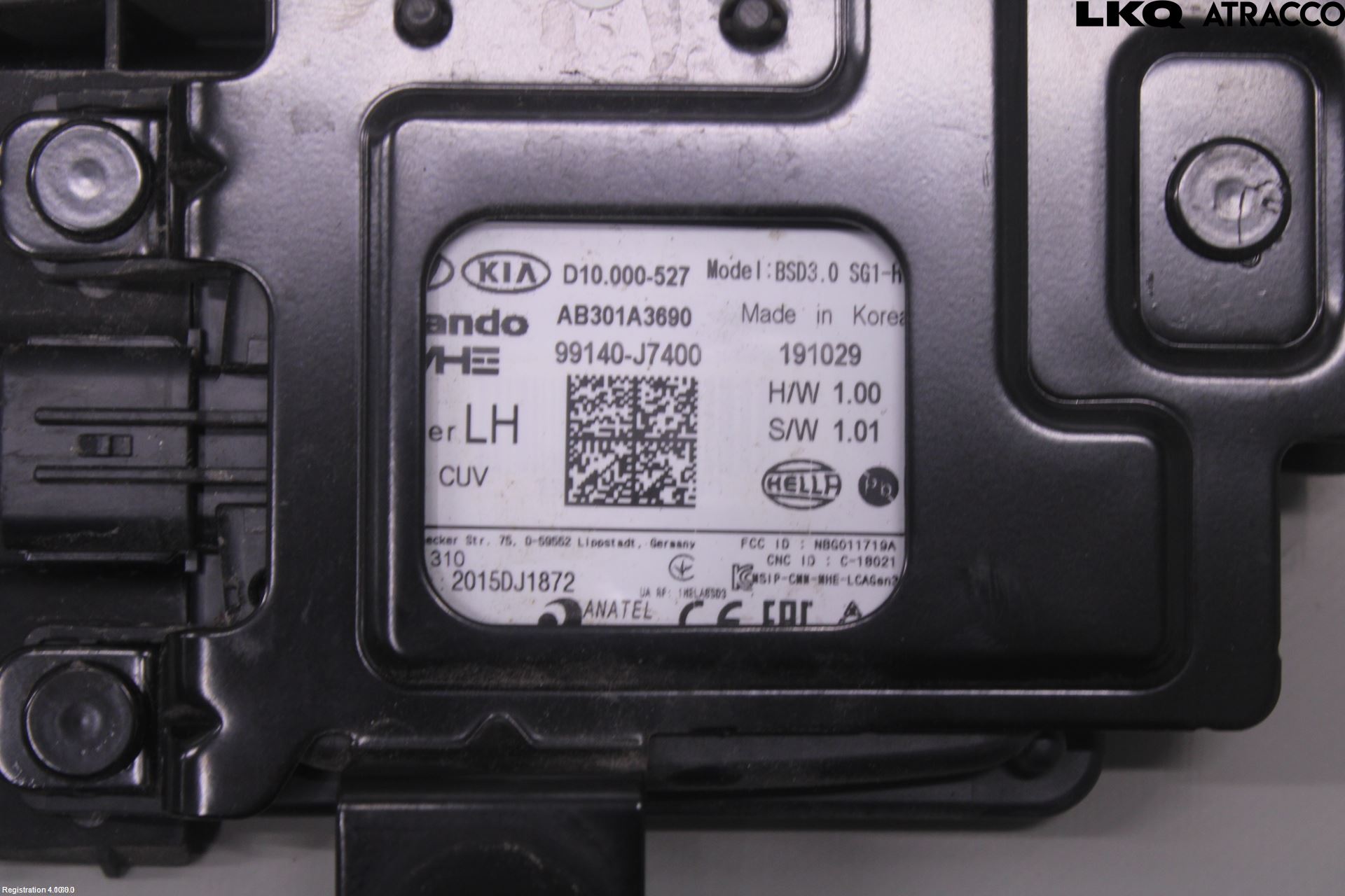 Kia XCEED 19- Sensor Aktivt Kollisionsskydd