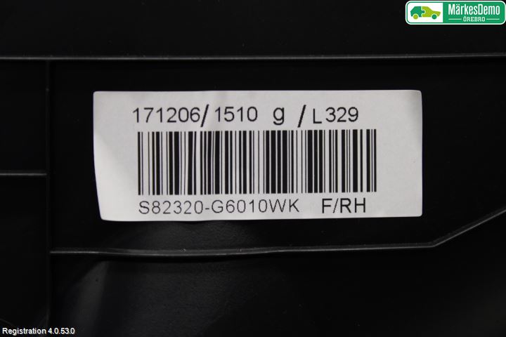 Kia PICANTO 17- Dörrklädsel Hö