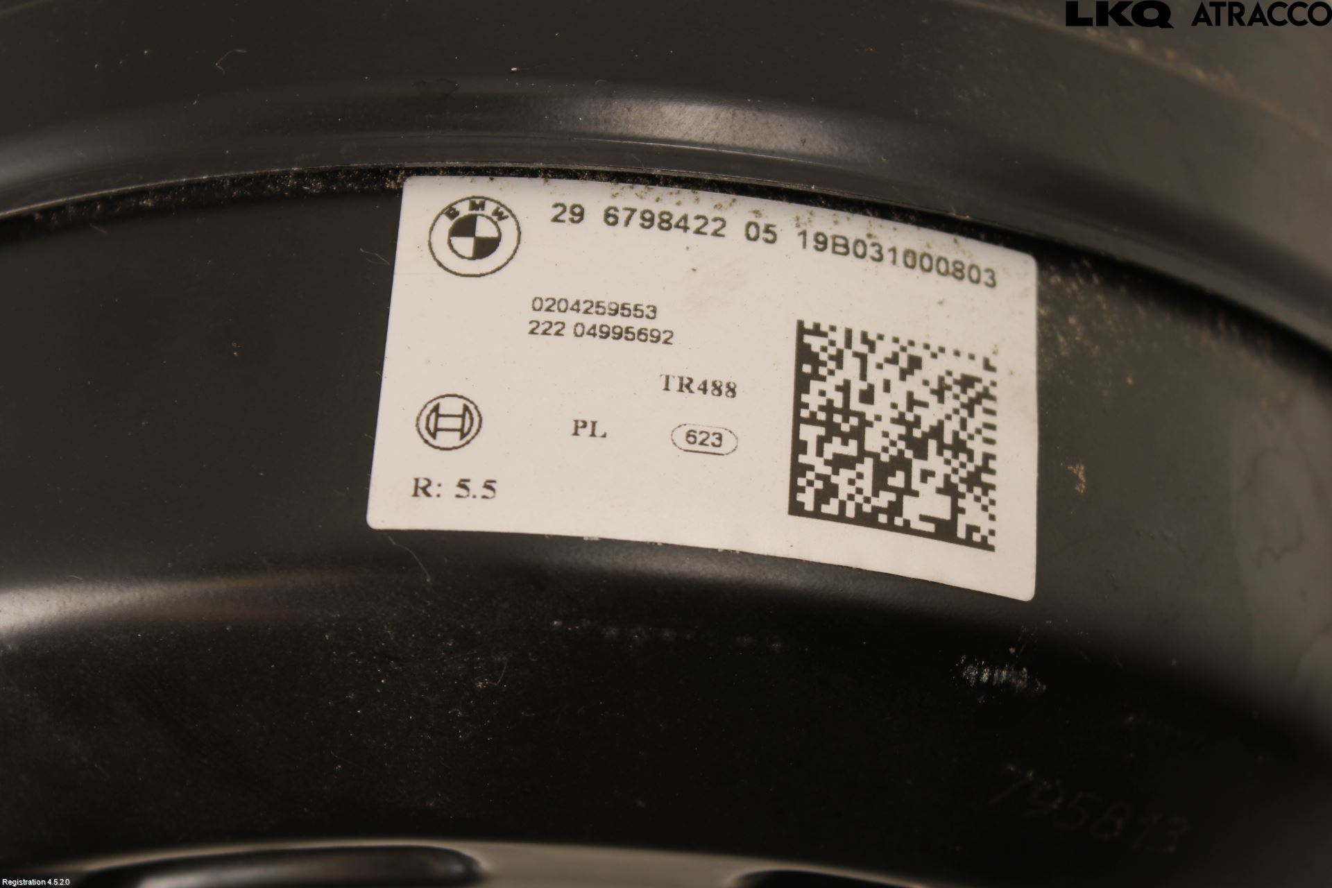 BMW 3 F30/F31/F80 12-19 Bromsservo