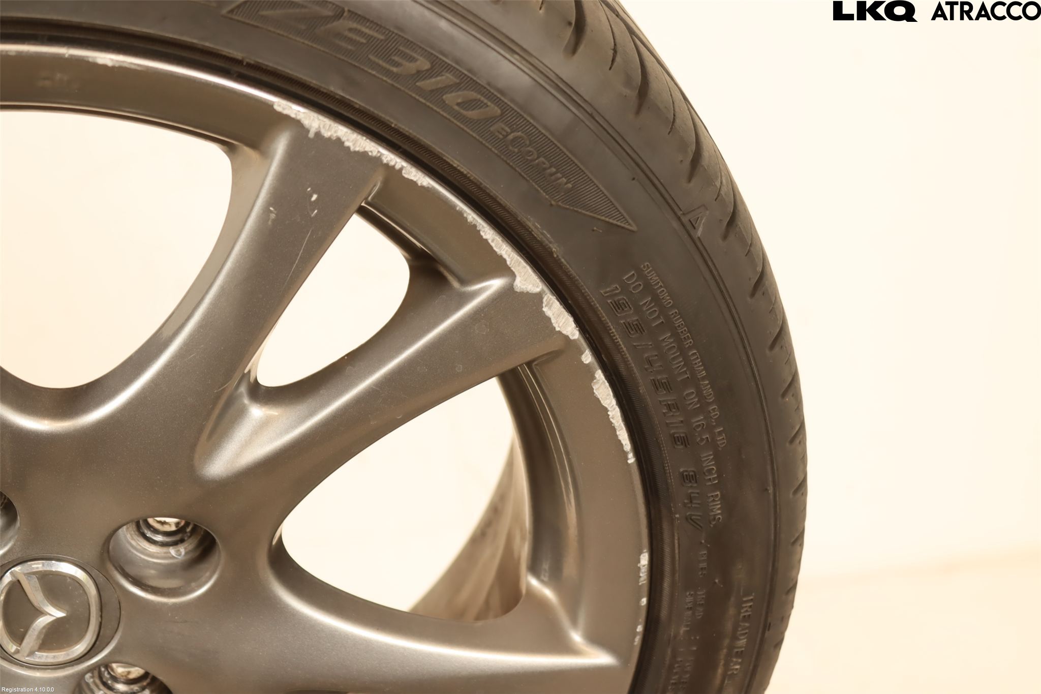 Mazda 2 (DE) 08-15 Sommardäck Alumfälg 4St