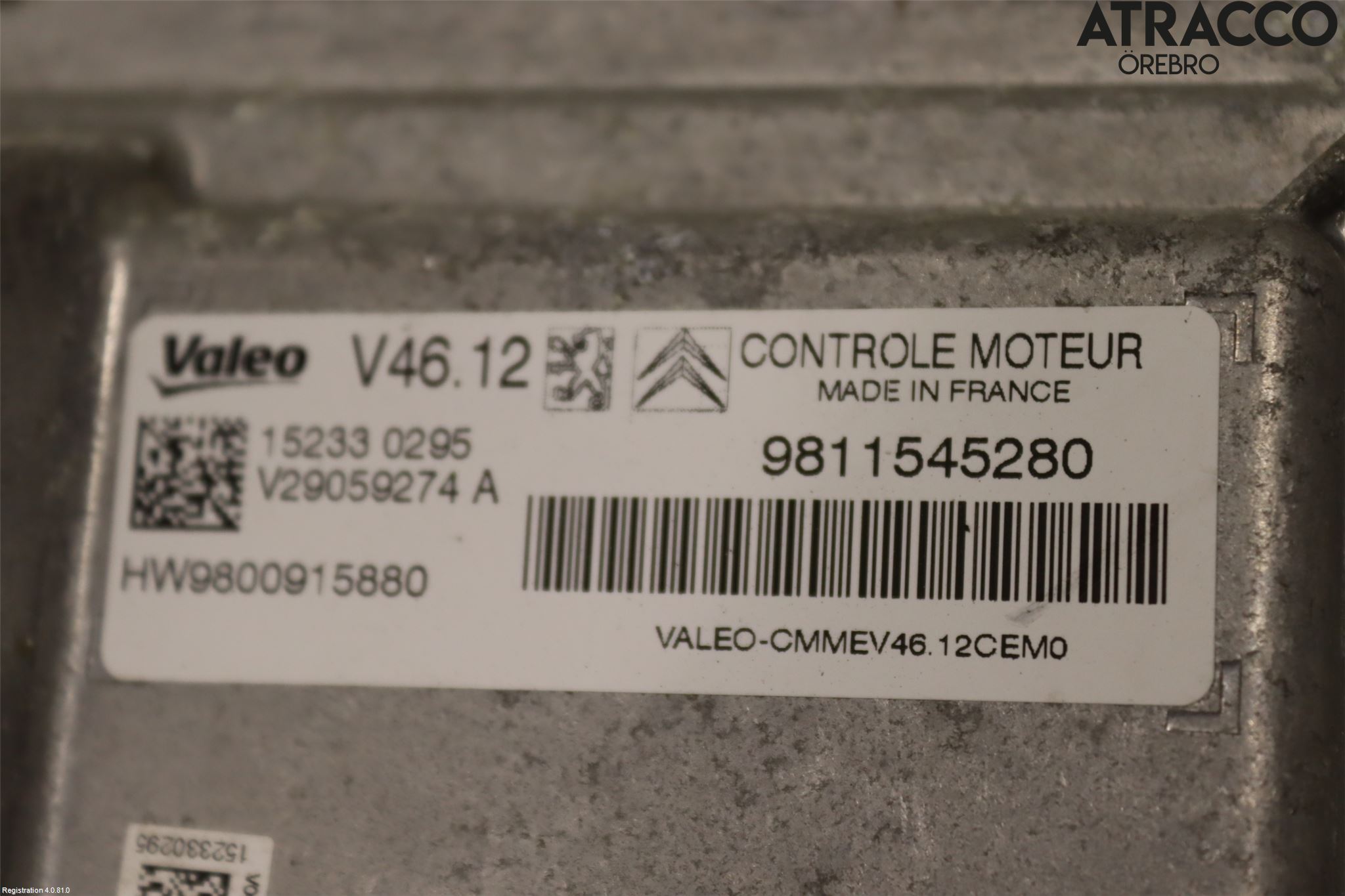 Peugeot PEUGOT 208 16-19 Styrenhet Insprut Bensin