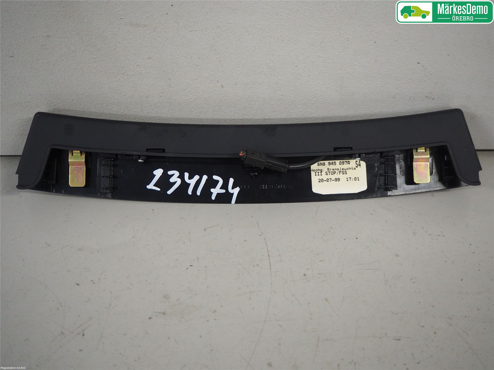 Audi TT 99-06 Bromsljus Bakruta