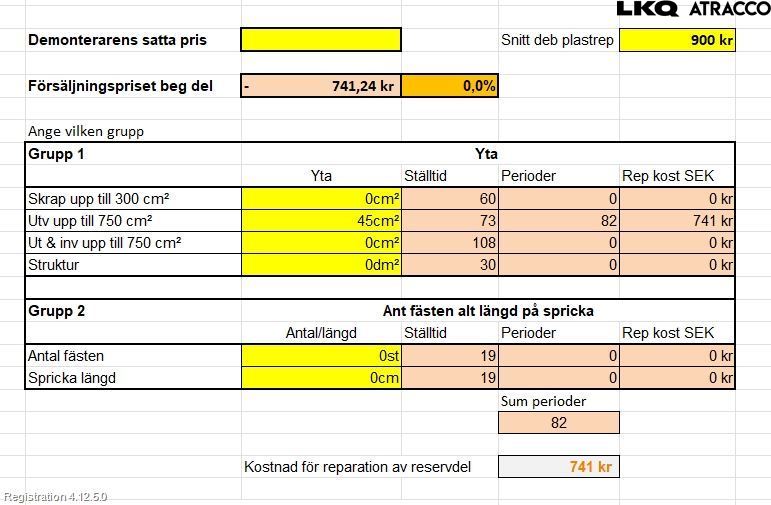 Citroen DS 7 CROSSBACK 19-23 Stötfångardel Fram Vä