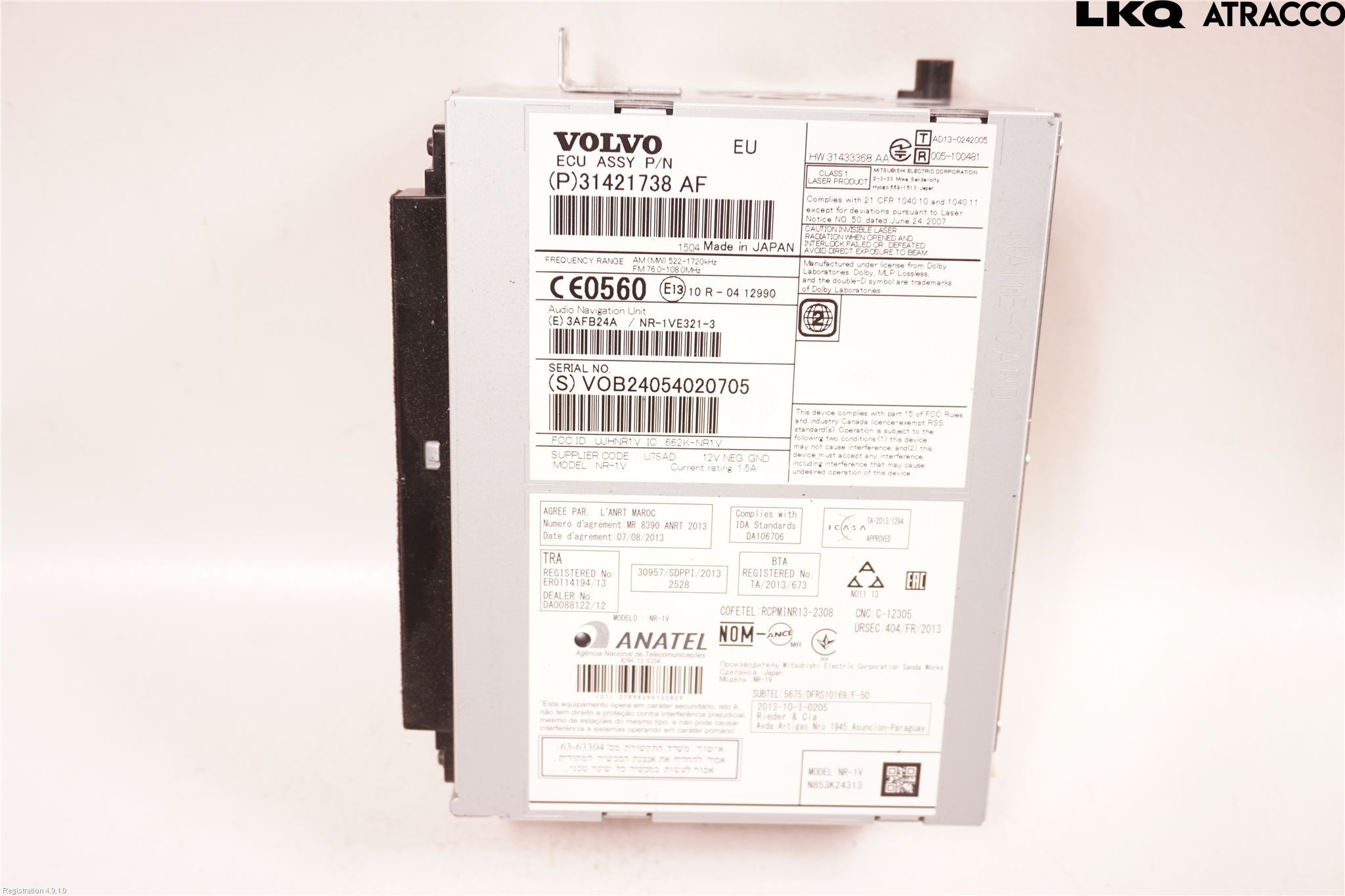 Volvo V60 14-18 Styrenhet Multimedia